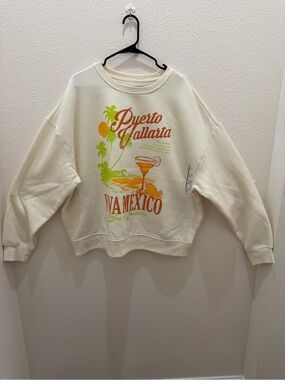 Original Use Cream Puerto Vallarta Graphic Crewneck